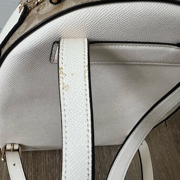 White Coach backpack - Picture 4 of 4